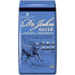 A blue bag of Dr John Silver chicken and vegetables dog food